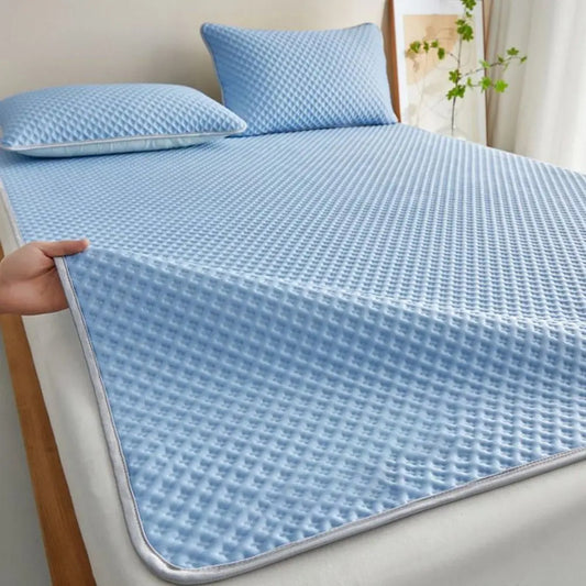 Breathable Cooling Mattress Skin-friendly Washable Summer Sleeping Mat Lightweight Comfortable Smooth Air Condition Cushion