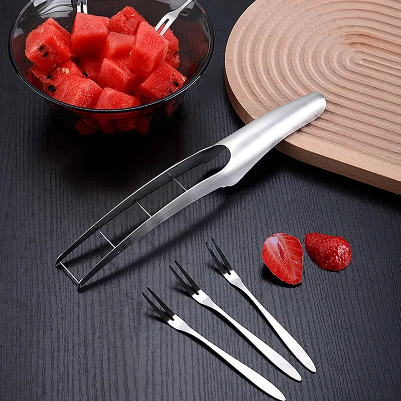 Watermelon Cutting Machine Summer Watermelon Slicer Dirty Hand Multifunctional Slicer for Melon Kitchen Tools