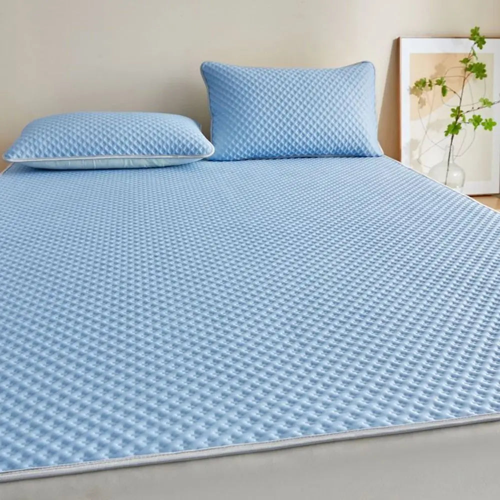 Breathable Cooling Mattress Skin-friendly Washable Summer Sleeping Mat Lightweight Comfortable Smooth Air Condition Cushion