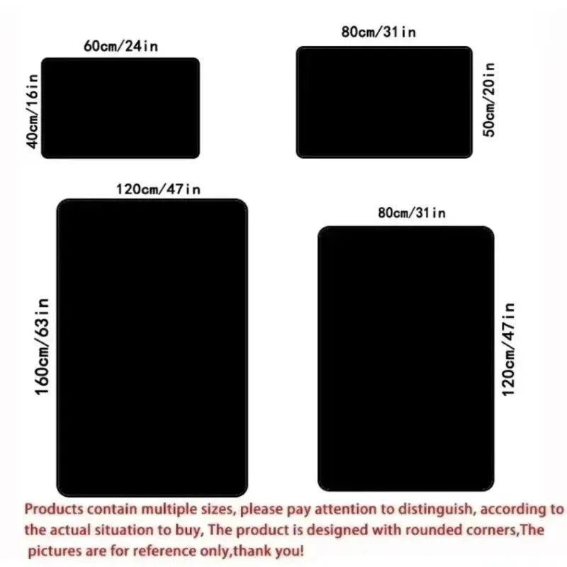High Definition Game Carpet Room Living Room Bedroom Area Mat Color Game Controller Mat Cartoon Printed Floor Mat Decoration