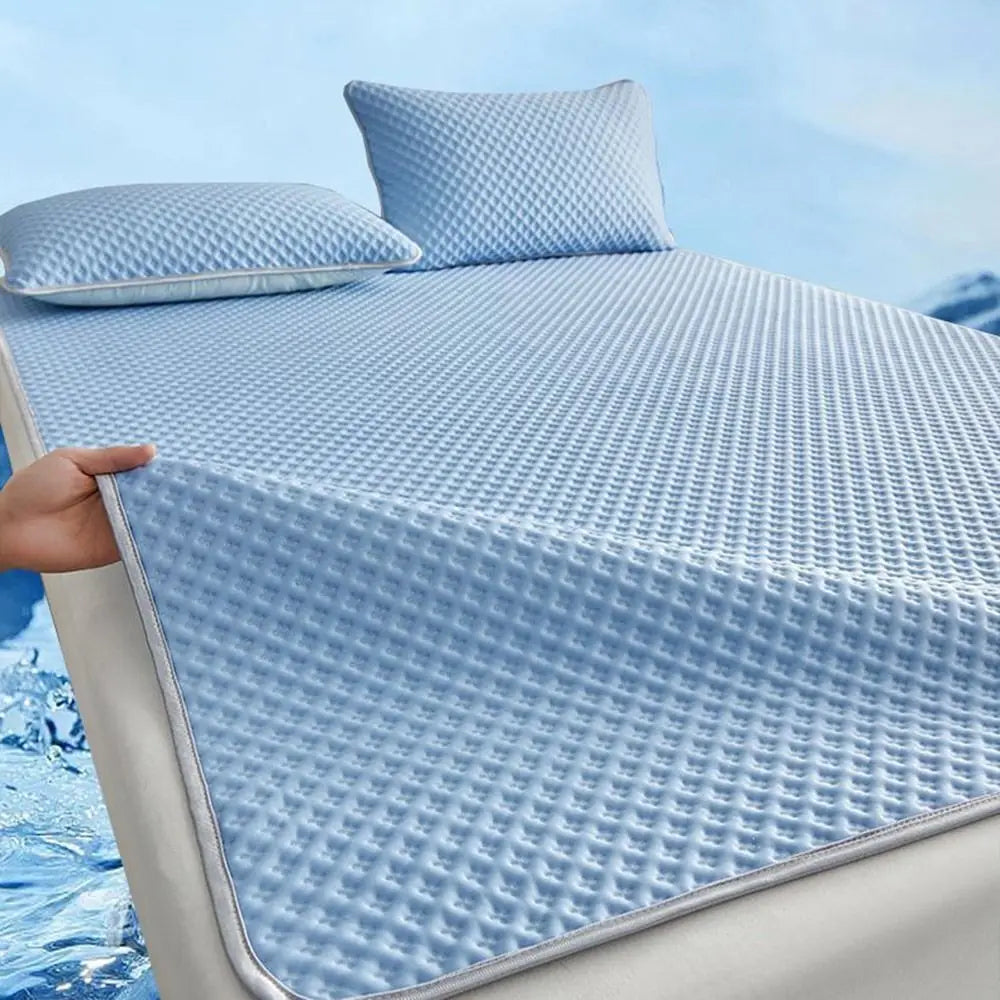 Breathable Cooling Mattress Skin-friendly Washable Summer Sleeping Mat Lightweight Comfortable Smooth Air Condition Cushion