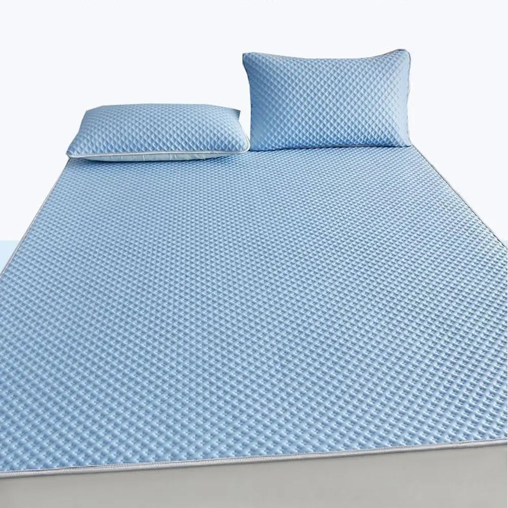 Breathable Cooling Mattress Skin-friendly Washable Summer Sleeping Mat Lightweight Comfortable Smooth Air Condition Cushion