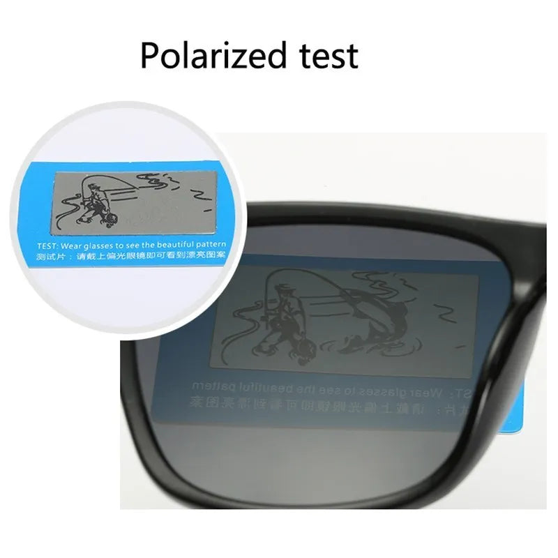 Luxury Square Vintage Polarization Sunglasses For Men Women Fashion Travel Driving Anti-glare Sun Glasses Male Eyewear UV400