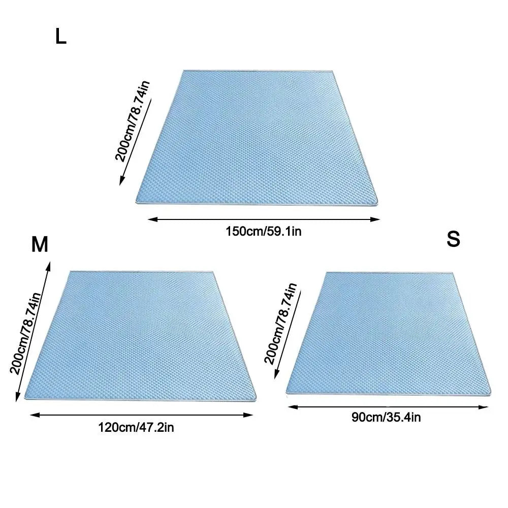 Breathable Cooling Mattress Skin-friendly Washable Summer Sleeping Mat Lightweight Comfortable Smooth Air Condition Cushion